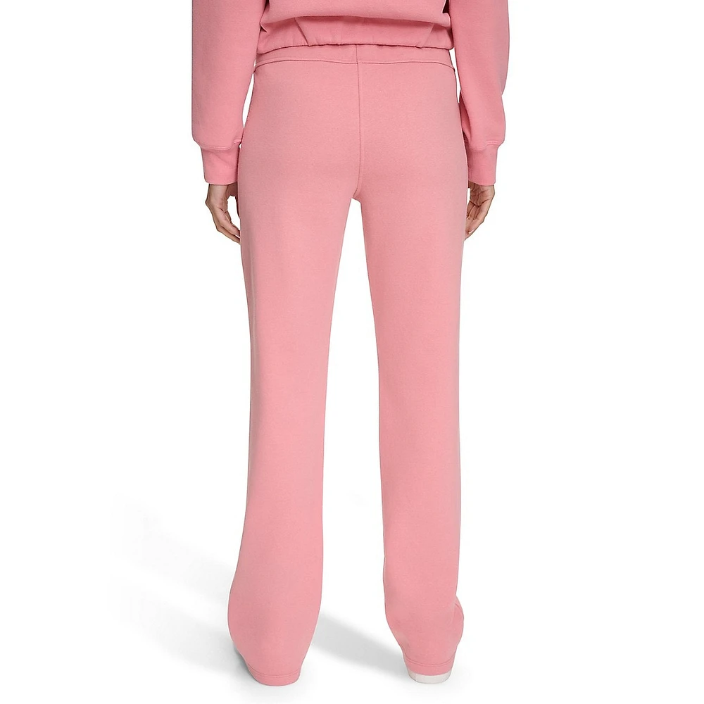 Fleece Straight-Leg Sweatpants