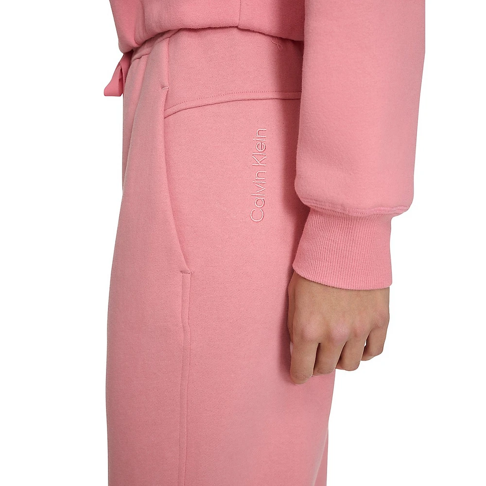 Fleece Straight-Leg Sweatpants