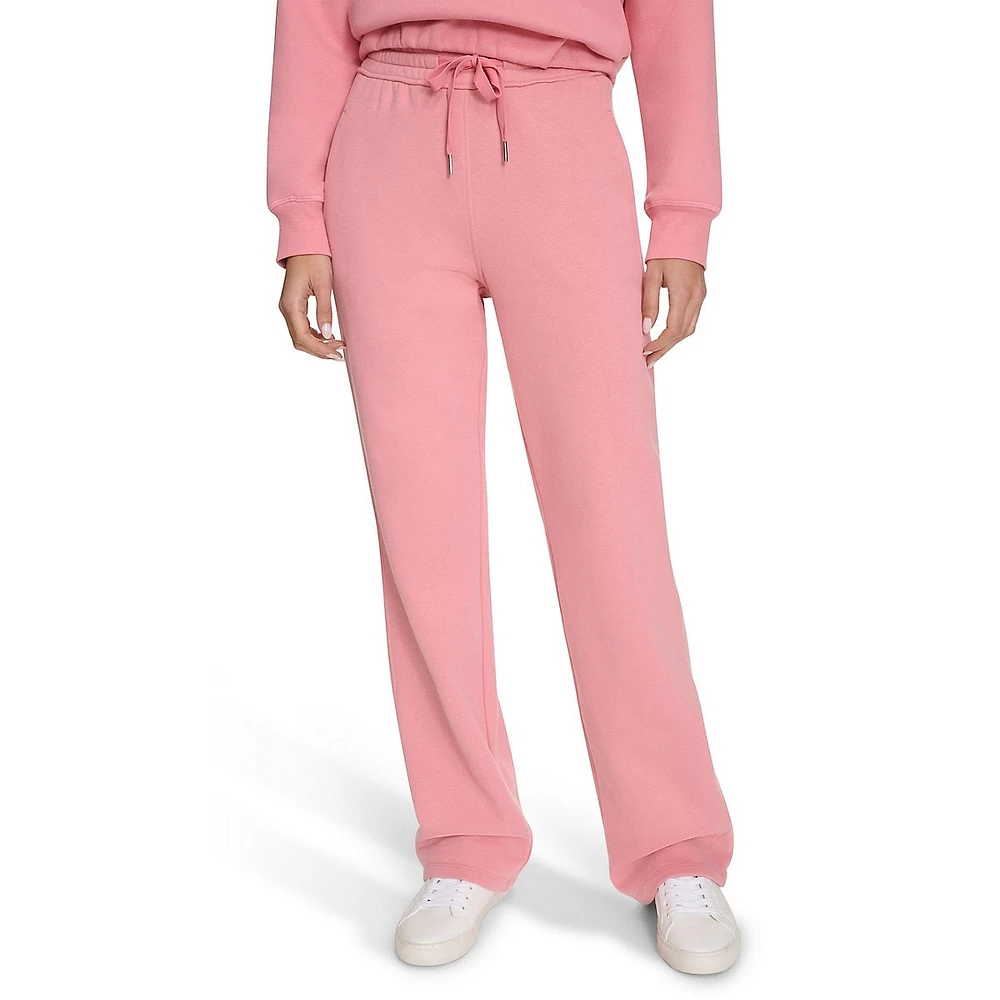Fleece Straight-Leg Sweatpants