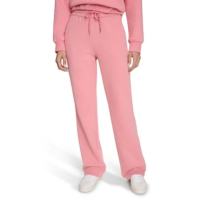 Fleece Straight-Leg Sweatpants