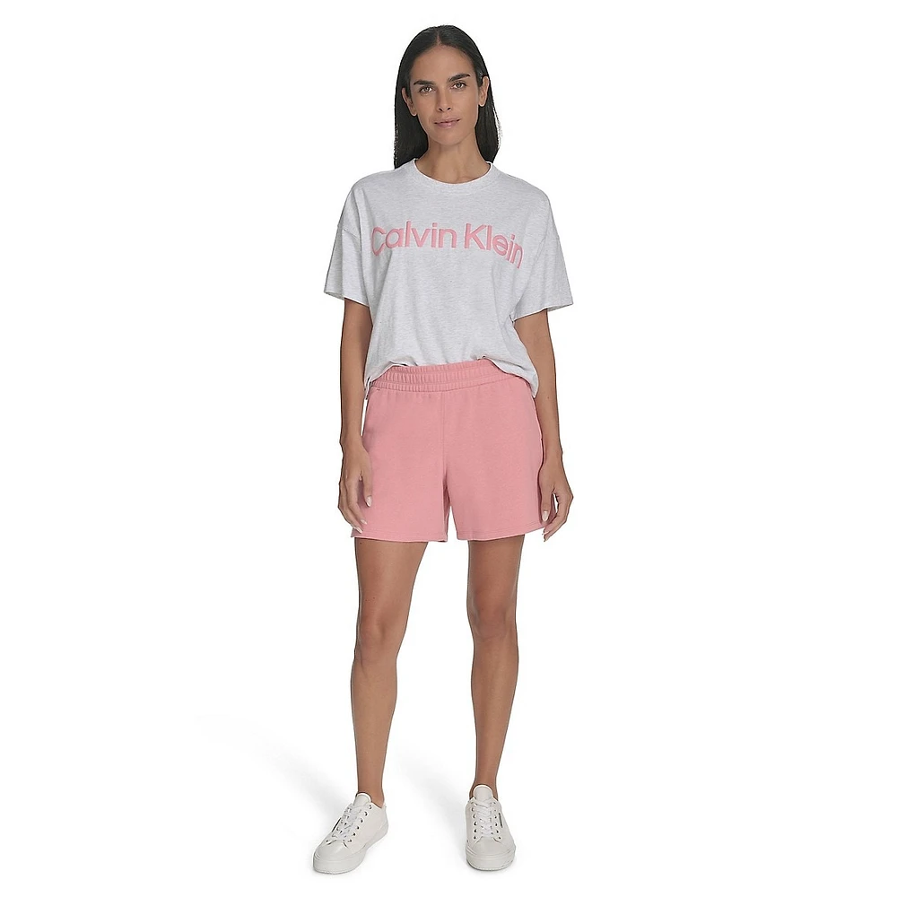 Fleece Midi Shorts