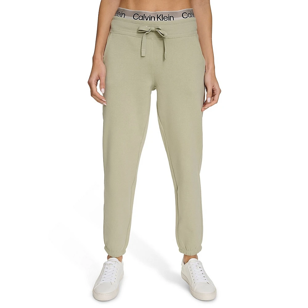 Logo Tape Fleece Joggers