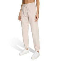 High-Waist Fleece Jogger Sweatpants