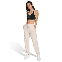 High-Waist Fleece Jogger Sweatpants