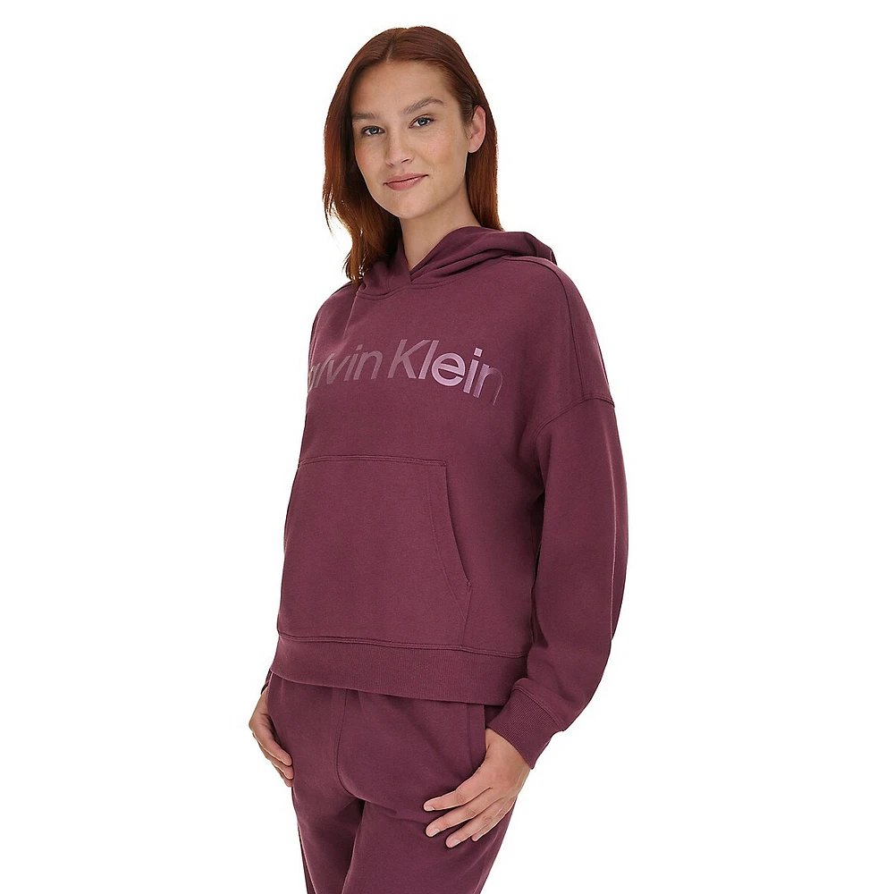 Metallic Shine Logo Hoodie