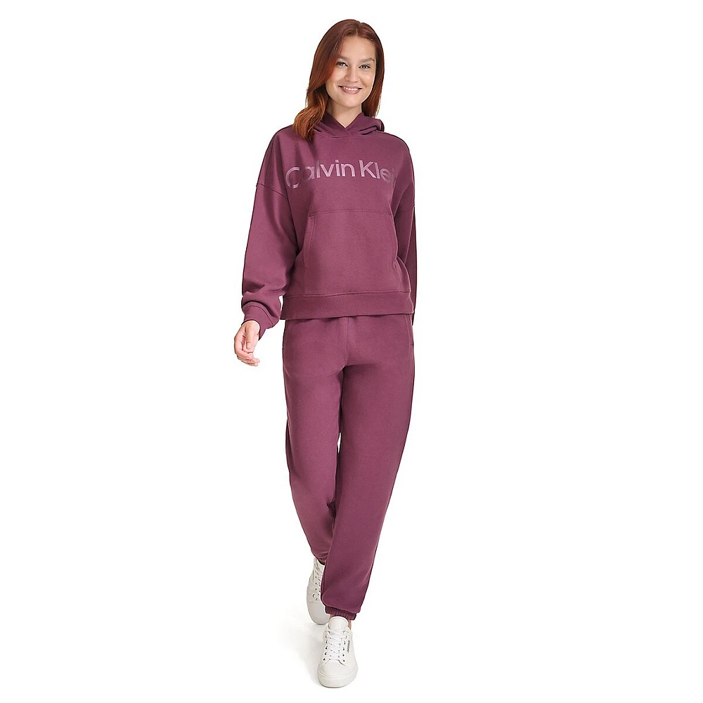 Metallic Shine Logo Hoodie