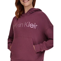 Metallic Shine Logo Hoodie