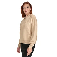 Metallic Shine Logo Hoodie