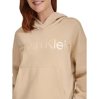 Metallic Shine Logo Hoodie