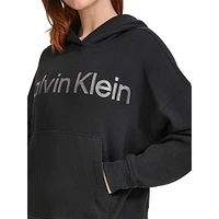 Metallic Shine Logo Hoodie