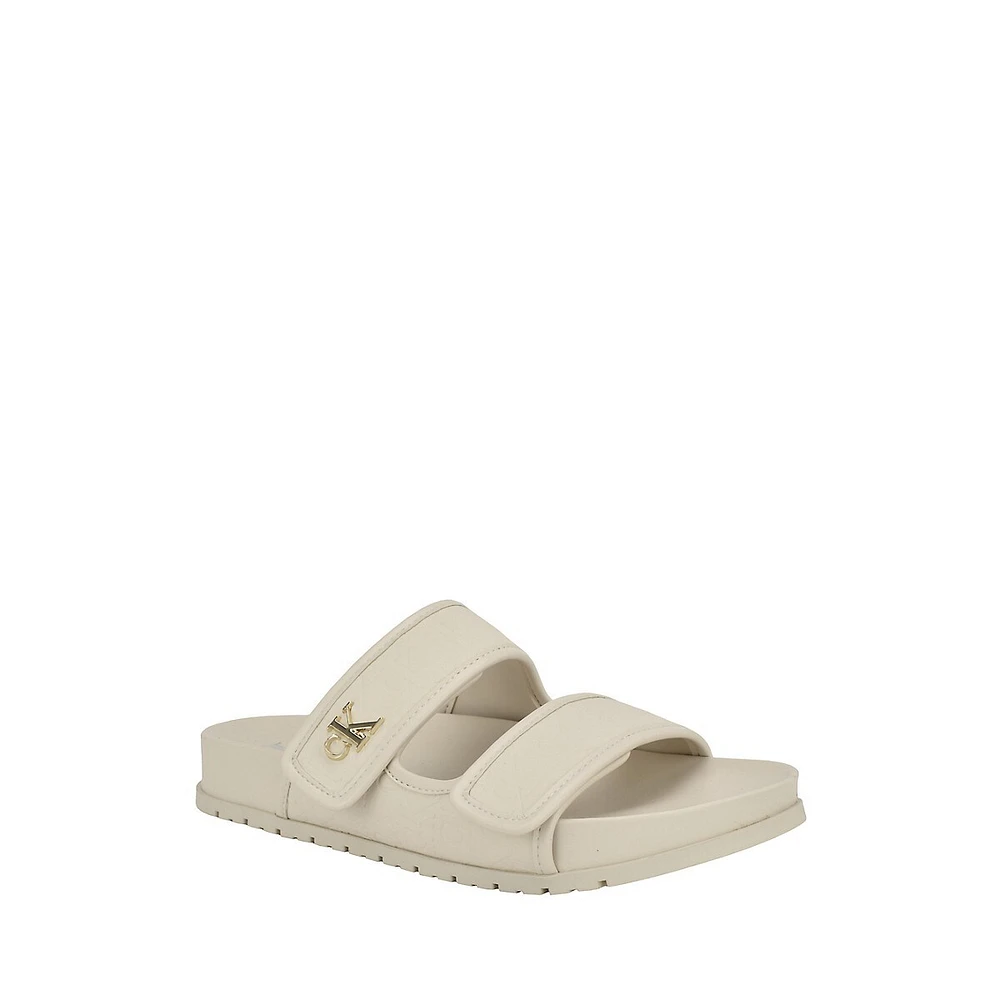 Linora Double-Band Platform Sandals