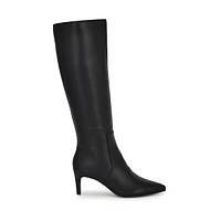 Shadie3 Wide-Calf Leather Tall Boots