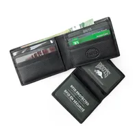 Leather Rfid Wallet With Removable Passcase