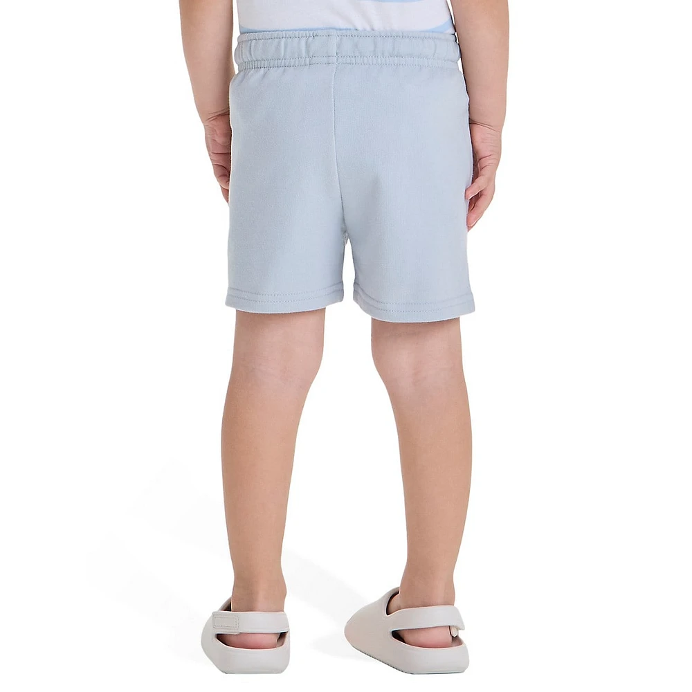 Little Boy's Let's Do This Pull-On French Terry Shorts