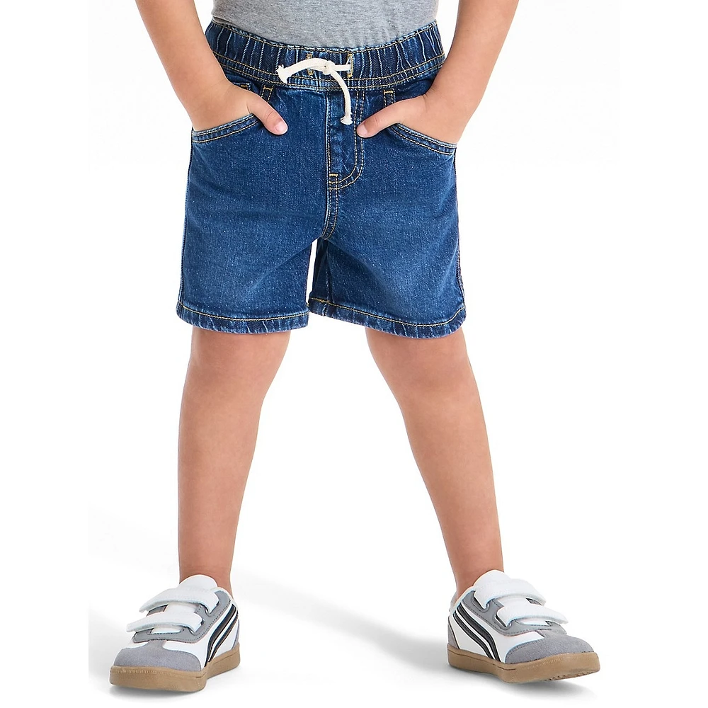 Little Boy's Pull-On Denim Shorts