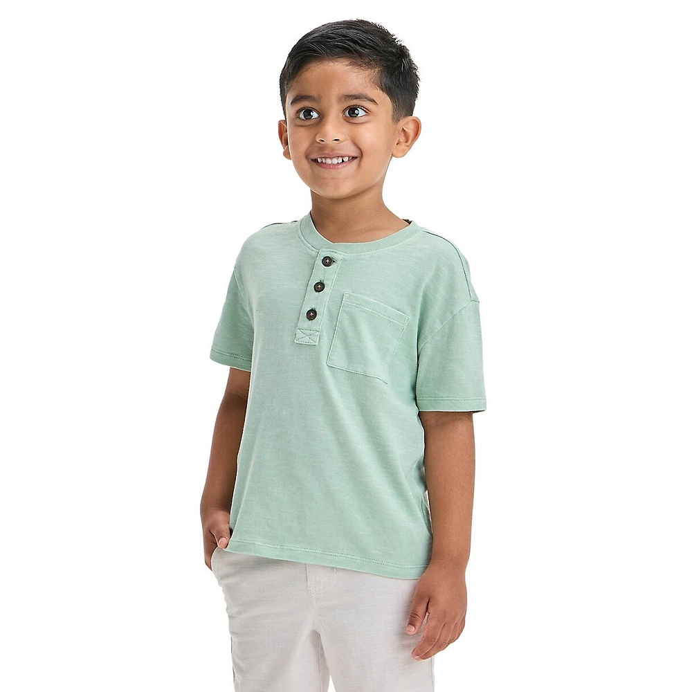 Little Boy's Henley Short-Sleeve T-Shirt