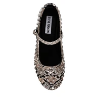 Vessena-R Embellished Mary-Jane Flats