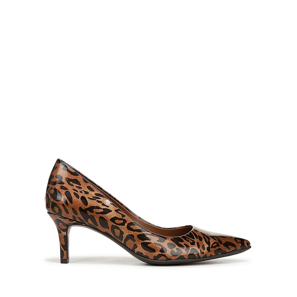 Everly Mid-Heel Pointy Pumps