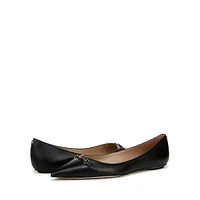 Ballerines pointues en cuir Nori