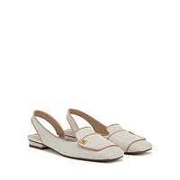 Teagan2 D'Orsay Slingback Flats