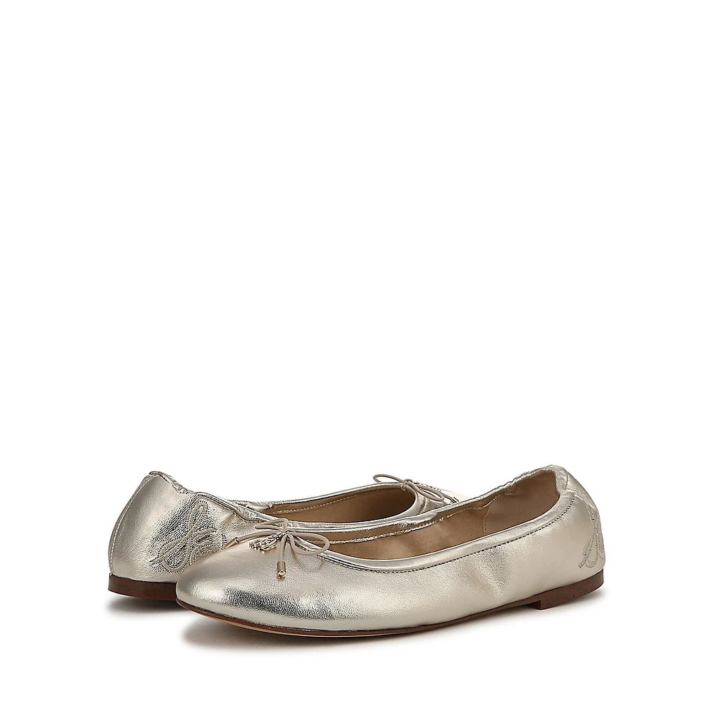 Felicia Leather Ballet Flats