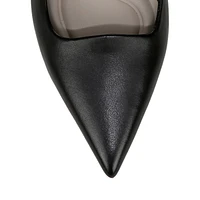 L-Palmira Leather Slingback Flats