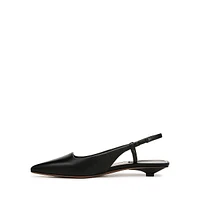 L-Palmira Leather Slingback Flats