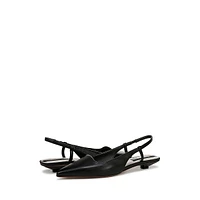 L-Palmira Leather Slingback Flats