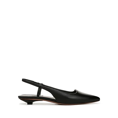 L-Palmira Leather Slingback Flats