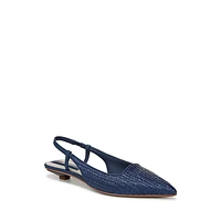 L-Palmira2 Raffia Slingback Flats