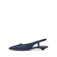 L-Palmira2 Raffia Slingback Flats