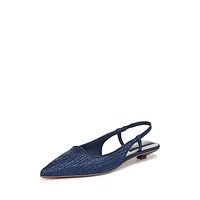 L-Palmira2 Raffia Slingback Flats