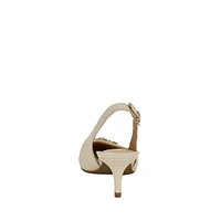 Tienna Chain-Detailed Slingback Dress Pumps
