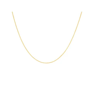 45cm (18") Serpentine Chain In 10kt Yellow Gold