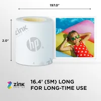 Sprocket Panorama 16.4' (5 Meter) Zink Paper Roll, Sticky Backed Photo Paper Roll