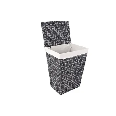 Fabric Laundry Basket With Lid, 30x40x55 Cm