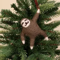 Felt Ornament - Sloth