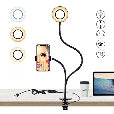 Desk Clip Usb Ring Light