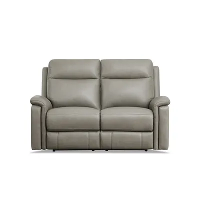 Stanfield 64.5" In. Power Headrest Zero Gravity Reclining Leather Loveseat