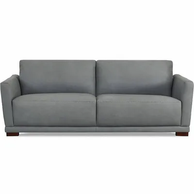Mary 88 In. Leather Sofa
