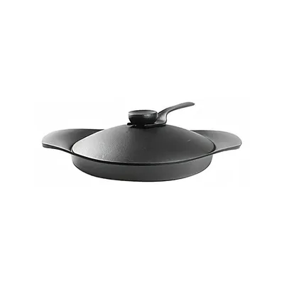 Tekki (cast Iron) Grill Pan 22cm With Cast Iron Lid And Handle