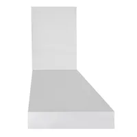 36" 600 Cfm Ducted Wall Mount Pyramid Range Hood Stainless Steel