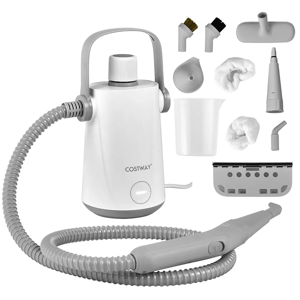 1000w Multifunction Portable Hand-held Steam Cleaner W/10 Accessories