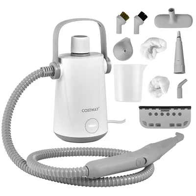 1000w Multifunction Portable Hand-held Steam Cleaner W/10 Accessories