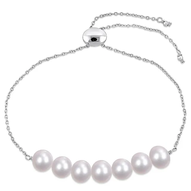 IMPERIAL® 7.0-8.0mm Cultured Freshwater Pearl Strand Bracelet with