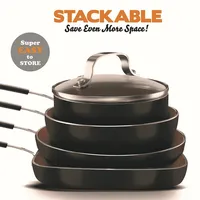 Stackmaster Mini 5 Piece Space Saving Cookware Set