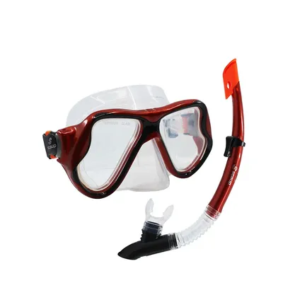 Holguin Pro Snorkeling Set - Diving Mask And Dry-top Snorkel Kit, For Adults