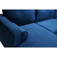 Luna 100% Polyester L Shape Sofa