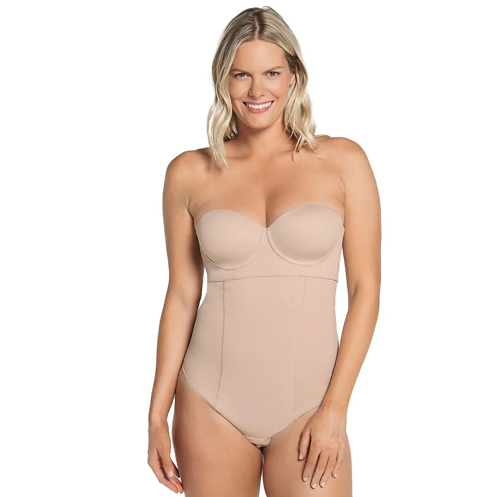 Leonisa Women's Sculpting Body Shaper with Built in Back Support