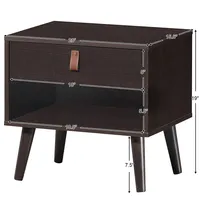 Nightstand Sofa Side End Table Bedside Table Drawer Storage